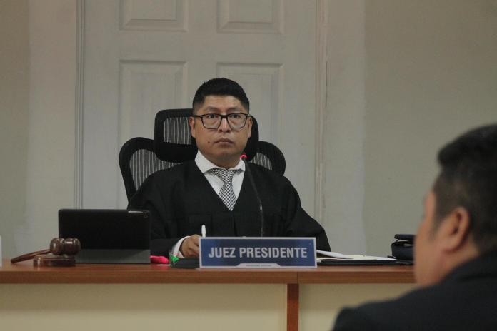 El juez Erick Velásquez abrió el debate el pasado 29 de febrero. 
