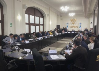 Sesión de instancia de jefes de bloque del Congreso de la República. Foto: José Orozco/La Hora