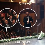 En el círculo de la derecha, el fotógrafo del MP William Estuardo Mazariegos López y en el círculo de la izquierda, Consuelo Porras y Angel Pineda, Fiscal General y Secretario General del MP.