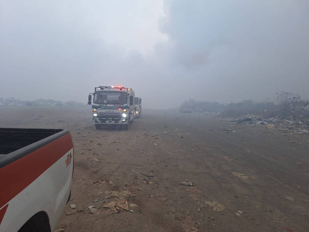 Según la OPS el nivel de contaminación en el aire aumenta el riesgo de infecciones respiratorias. (Foto La Hora: Conred)