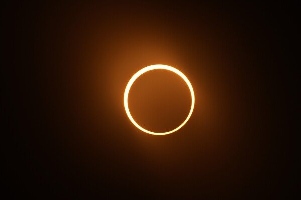 Eclipse de sol. Foto: AP