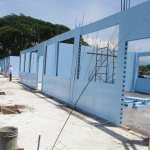 Escuela Bicentenario en Escuintla. Estos millonarios proyectos se han convertido en uno de los principales focos de irregularidades. Foto: CIV/La Hora
