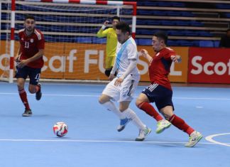 La selección nacional de futsal logró el tercer lugar del torneo premundial de la Concacaf, al vencer a Costa Rica 3-0. FOTO Fedefut Guate