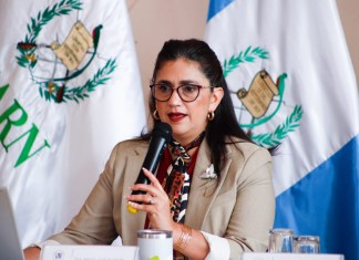 La ministra María José Iturbide señaló que permitió a su hija el uso de un vehículo y custodios del Ministerio de Ambiente, debido a un incindente de seguridad. Foto: MARN