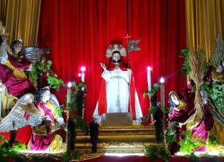 1 La imagen de Jesús Resucitado saldrá el domingo 7 de abril de 2024. (Foto La Hora: Facebook de Cofradía del Santísimo y Jesús Resucitado, Mixco)