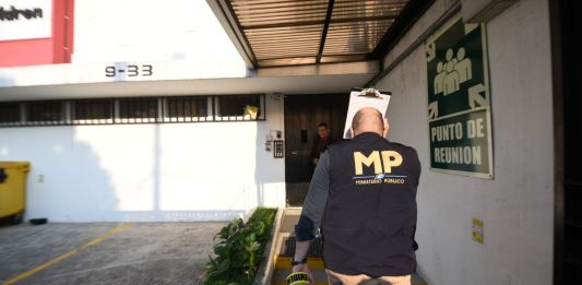 El MP informó que recaba indicios sobre la investigación transnacional que realiza. Foto: Fabricio Alonzo/La Hora