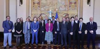 Los empresarios franceses se reunieron con la vicepresidenta Karin Herrera. Foto: Cortesía de la Vicepresidencia.