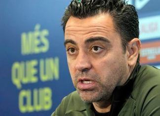 FC Barcelona, Xavi Hernández, a quien el Barcelona ha comunicado este viernes que no seguirá la temporada que viene. EFE/ Alejandro García archivo fechada el 3 de mayo