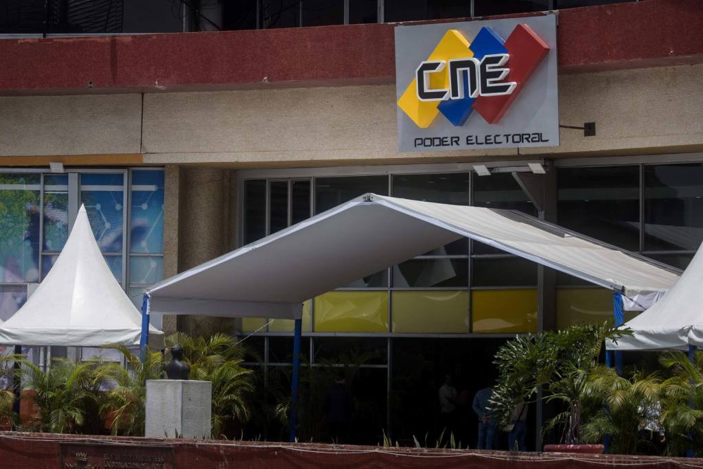 Sede principal del Consejo Nacional Electoral (CNE), en Caracas (Venezuela). EFE/ Miguel Gutiérrez