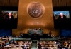ARCHIVO - El presidente palestino Mahmud Abás toma la palabra durante la 77ma sesión de la Asamblea General de Naciones Unidas, el 23 de septiembre de 2022, en la sede de la ONU. (AP Foto/Julia Nikhinson, archivo)