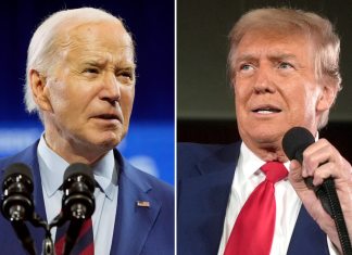El presidente Joe Biden y el expresidente Donald Trump. (Foto AP)