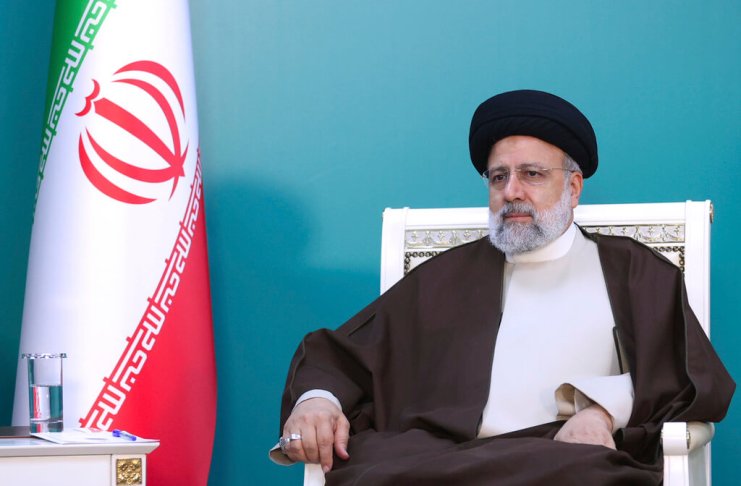 El presidente Ebrahim Raisi. (Oficina de la Presidencia iraní vía AP)