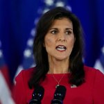 Nikki Haley habla en una conferencia de prensa. (AP Foto/Chris Carlson, Archivo)