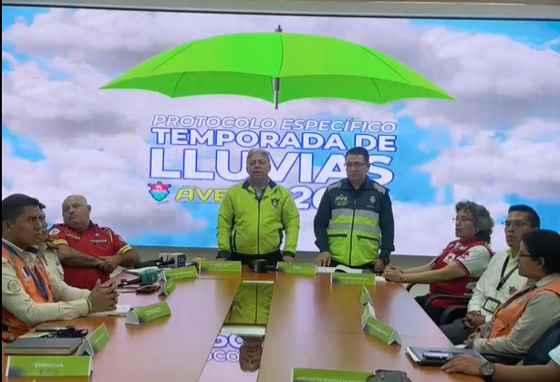 La Municipalidad de Guatemala presenta el protocolo de temporada de lluvias 2024. (Foto: captura de video)