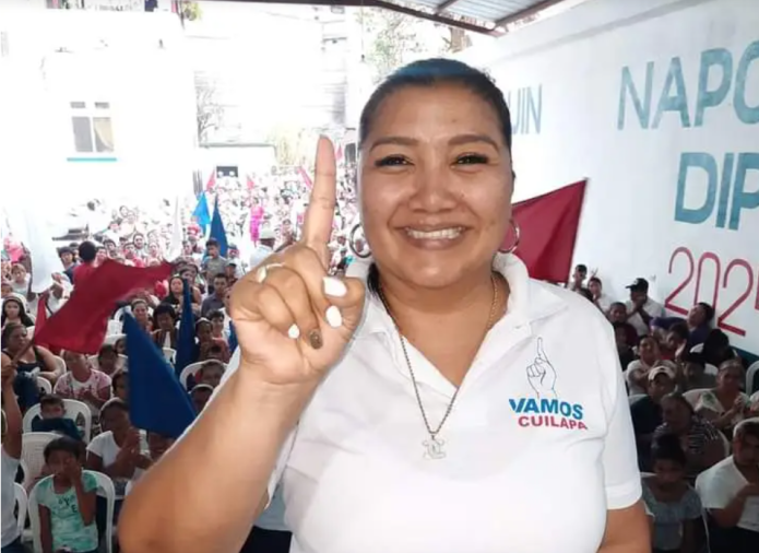 Maryflor Morales Contreras, actual pareja del exalcalde municipal, Esvin Fernando Marrroquín Tupas recientemente extraditado. (Foto: Vamos Cuilapa)