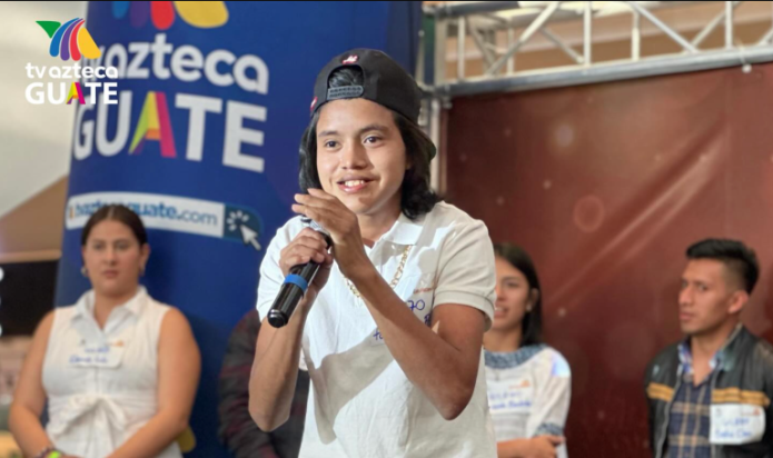 Farruko Pop se dio a conocer como cantante en las eliminatorias de La Academia, de TV Azteca Guate realizó en Quetzaltenango. Foto: TV Azteca Guate