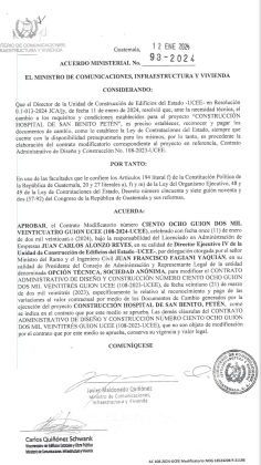 Javier Maldonado, exministro de Comunicaciones autorizó modificar el contrato de construcción del hospital de San Benito el 11 de enero 2024. (Foto: captura de pantalla)