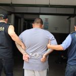 José Lemus Espinoza, supuesto integrante de la pandilla del Barrio 18, es detenido por la Policía Nacional Civil (PNC) por segunda ocasión. Foto: PNC