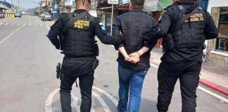 Autoridades capturan a guatemalteco en Honduras. Foto: PNC / La Hora.