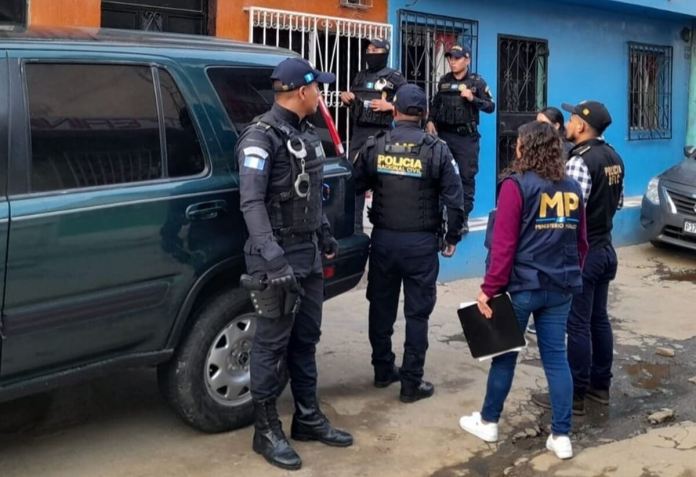 El operativo se desarrolla en conjunto entre autoridades de Guatemala y El Salvador. Foto: MP