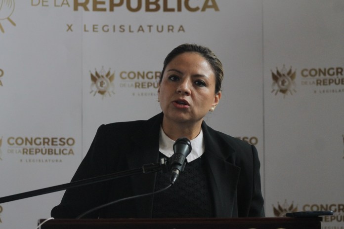 La diputada Sandra Jovel del partido Valor. Foto: JosÃ© Orozco/La Hora
