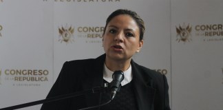 La diputada Sandra Jovel del partido Valor. Foto: José Orozco/La Hora