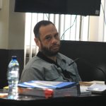 José Luis Benito en una fotografía tomada en febrero pasado desde Torre de Tribunales. Foto La Hora / José Orozco