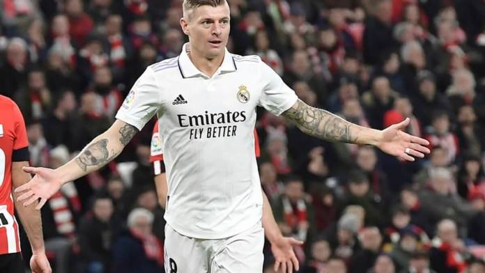 Toni Kroos del Real Madrid El internacional alemán de 2024 “ha decidido poner fin a su etapa como futbolista profesional tras la Eurocopa 2024”. (Foto AP/Álvaro Barrientos, Archivo)