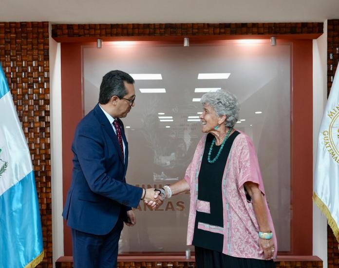 El Ministro de Finanzas, Jonathan Menkos con la Subsecretaria de Economía de EE.UU., Marisa Lago. (Foto: Gobierno de EE.UU.)