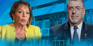 Jazmín De La Vega, exministra de Comunicaciones y Bernardo Arévalo, Presidente de Guatemala. Arte: Alejandro Ramirez/La Hora