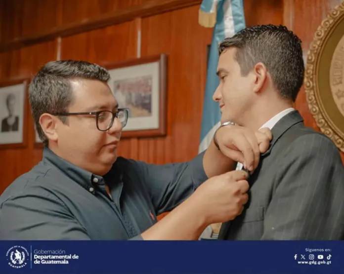 Diego de León Barrios asume como nuevo gobernador departamental de Guatemala Foto La Hora / Gobernación del Departamento de Guatemala