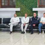 Juan Morales, Pedro Pablo Yaser Barrios, Jorge Rodríguez, Esvin Marroquín, Melvin Hilario Estrada, Magner López, fueron entregados a la DEA. Foto: Mingob