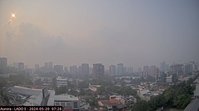 En Guatemala se reporta mala calidad del aire. (Foto: Clima Guatemala)