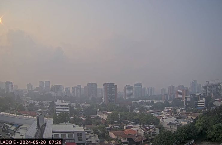 La calidad del aire es "peligrosa". (Foto: Clima Guatemala)