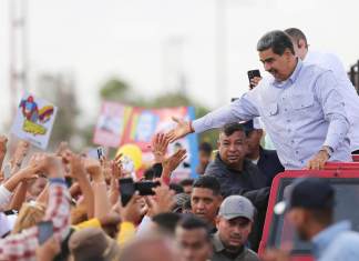 Fotografía cedida por el Palacio de Miraflores donde aparece el presidente de Venezuela, Nicolás Maduro. EFE/ Palacio de Miraflores