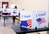 Los estadounidenses acudirán a las urnas el próximo 5 de noviembre, aunque también pueden vota por anticipado, por correo. Foto: La Hora / AP.