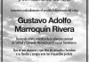 El Comité Olímpico Guatemalteco publicó la esquela en la que lamenta el fallecimiento de Gustavo Adolfo Marroquín