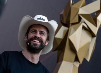 Gerard Pique, durante su participación en el sorteo de la Kings World Cup. EFE/ Miguel Sierra