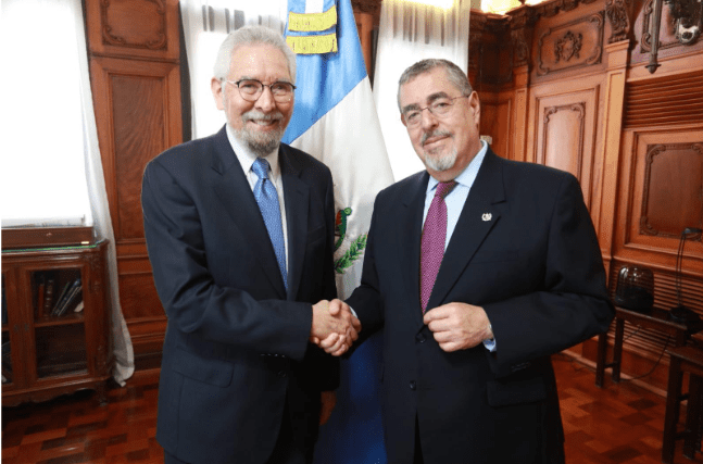 La presidencia de la República de Guatemala, confirmó el deceso del diplomático. Foto: FOTO GOBIERNO DE GUATEMALA