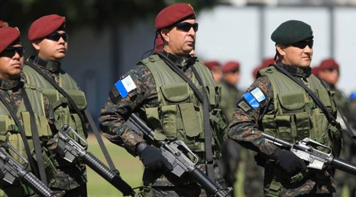 Ejército de Guatemala. Foto: DCA