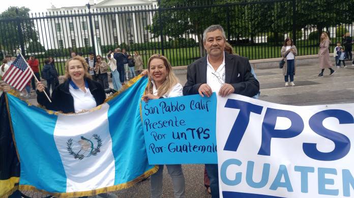Se calcula que un millón y medio de guatemaltecos podrían verse beneficiados con un TPS. Foto: Red Migrante Guatemalteca.