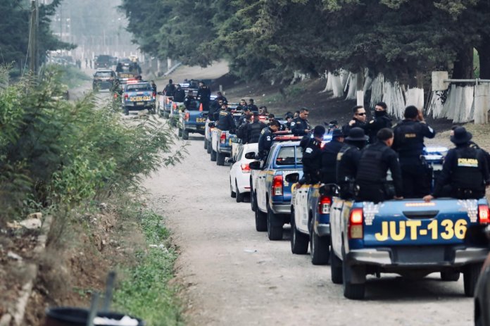 Más de 900 agentes de PNC realizan operativo tras la muerte de Farruko Pop. (Foto: Francisco Jiménez)