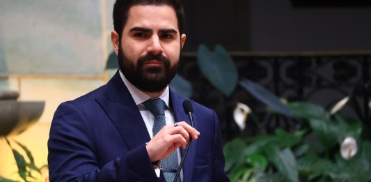 Santiago Palomo, titular de la Comisión Nacional contra la Corrupción, informó que han interpuesto 84 denuncias en el MP. Foto: La Hora