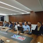 Funcionarios del Ministerio de Comunicaciones acudieron a citación con diputados de la bancada Voluntad, Oportunidad y Solidaridad (VOS). Foto: Joel Maldonado
