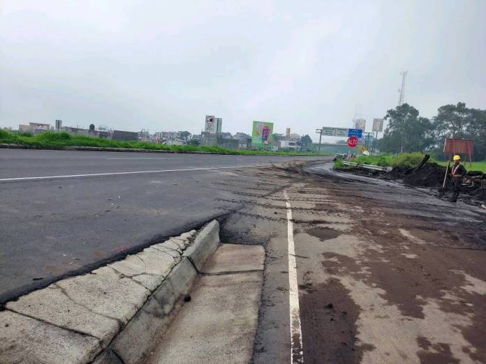 Varios tramos de la ruta entre Palín y Santa María de Jesús presentan problemas. Foto: La Hora / Cortesía.