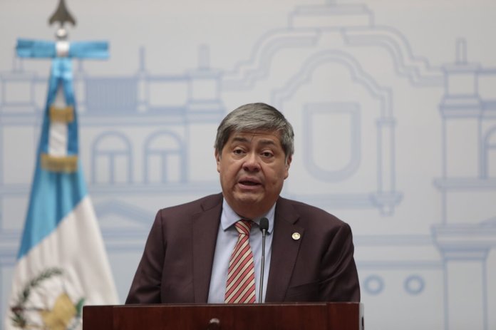 Francisco Jiménez, ministro de Gobernación. Foto: Gobierno de Guatemala