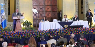 El presidente Bernardo Arévalo anunció que el 2024 será para destacar al Premio Nobel de Literatura Miguel Ángel Asturias. Foto: Gobierno de Guatemala