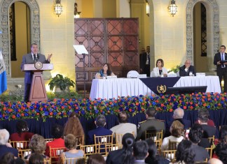 El presidente Bernardo Arévalo anunció que el 2024 será para destacar al Premio Nobel de Literatura Miguel Ángel Asturias. Foto: Gobierno de Guatemala