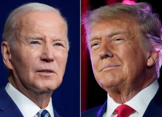 Joe Biden y el expresidente Donald Trump. (AP Foto, Archivo)