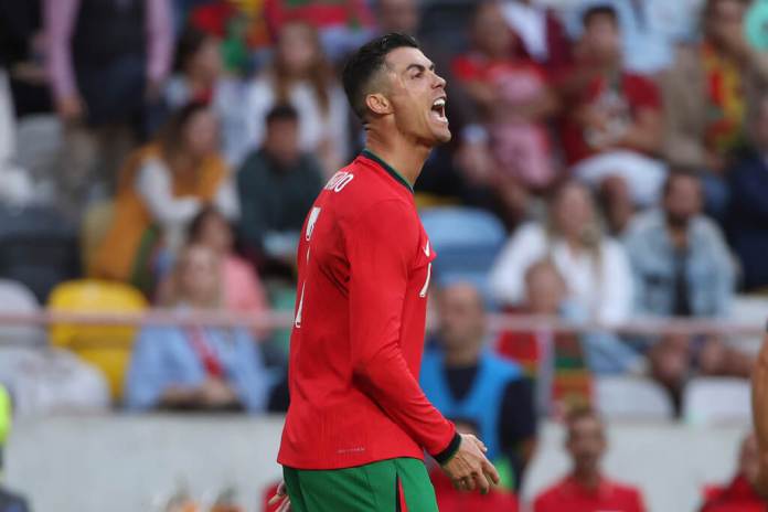 El portugués Cristiano Ronaldo. (Foto AP/Luis Vieira)